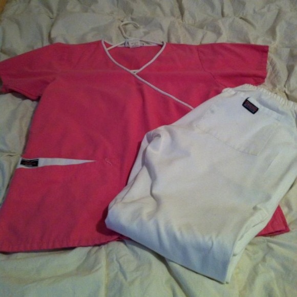 XS scrub top Sierra brand top & dickies bottoms