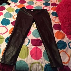 Black Leather Leggings⚫️