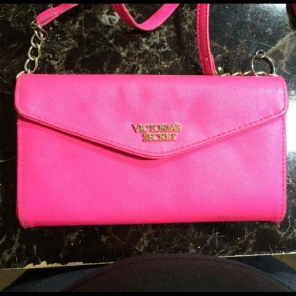 Pink VS side purse