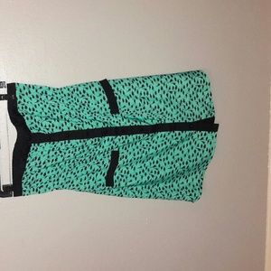 Strapless skater dress