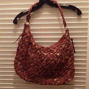 Leather shoulder bag