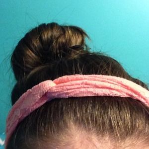 Pink Lacey headband