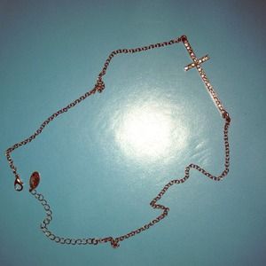 Diamond cross necklace 💎😁