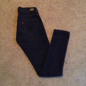 Levi Black High Waisted Jeans