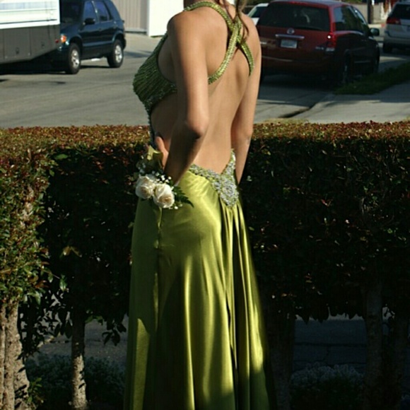 Green prom dress!:) - Picture 2 of 2