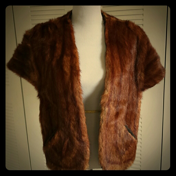 Natural vintage stole
