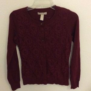 Wine colored sweater!