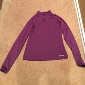 Asics thick running top-purple