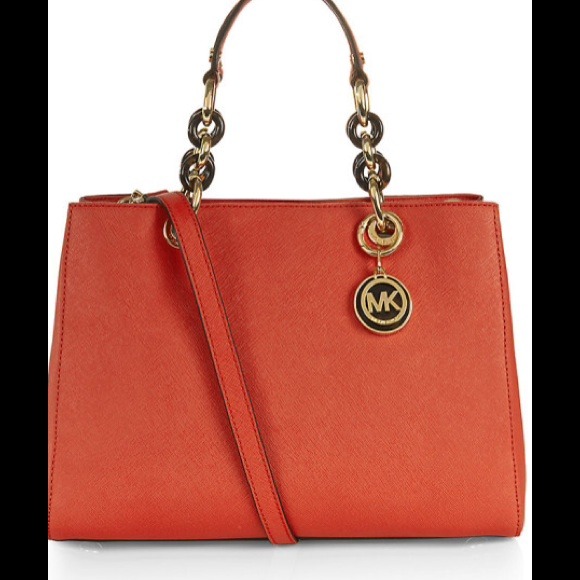MICHAEL Michael Kors
Orange Cynthia Medium Satchel