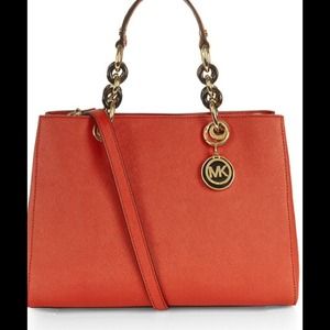 MICHAEL Michael Kors
Orange Cynthia Medium Satchel