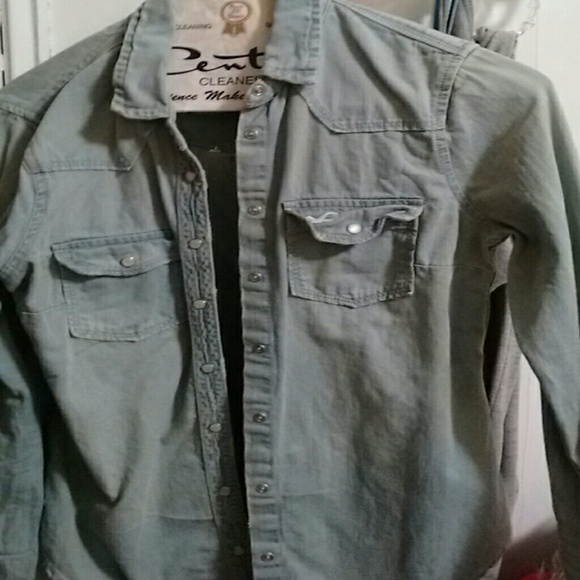 Hollister chambray denim shirt