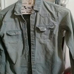 Hollister chambray denim shirt