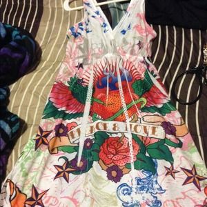 Ed hardy knock off dress. NEVER worn!