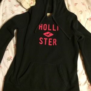 hold for @SaamXo Black / navy blue Hollister hoody