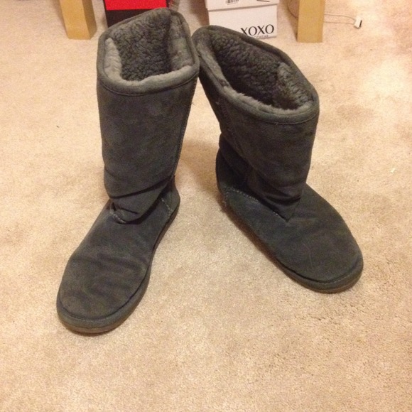 Gray Bearpaw Boots