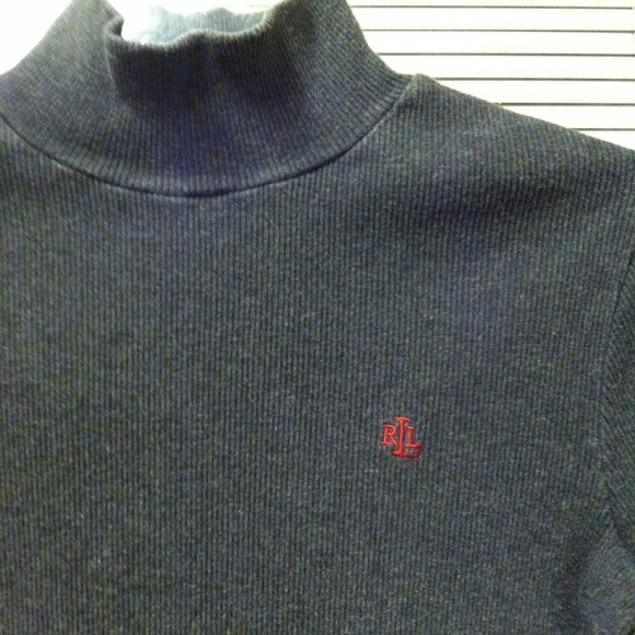 "RALPH LAUREN " MOCK TURTLENECK !! - Picture 2 of 3