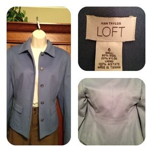 ✨New Listing✨ Ann Taylor Loft blue blazer/ jacket