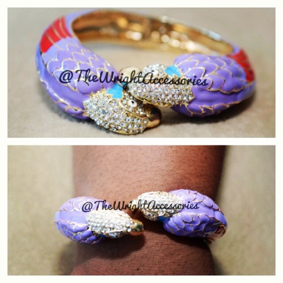 Dual Headed Parrot Bangle