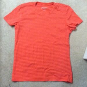 Cute striped shirt sleeved shirt