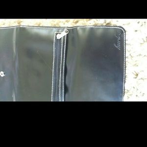 Hurley Black Wallet with Check book insert