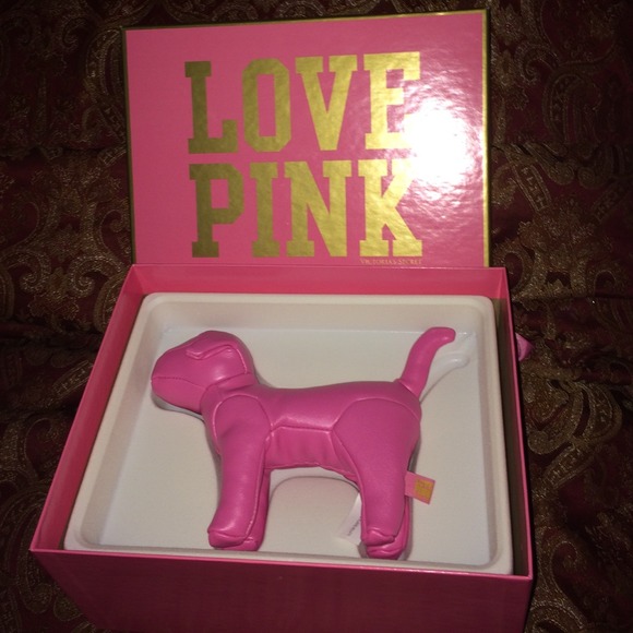 Rare Leather Hot Pink THANK YOU dog! - Picture 2 of 4