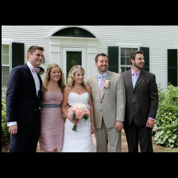 Strapless pleated bridesmaid dress - Picture 4 of 4