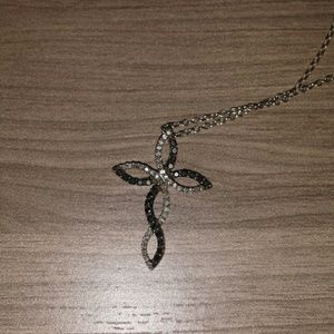 Diamond cross pendant