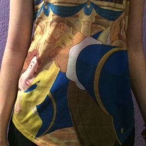 Beauty and the beast tank top