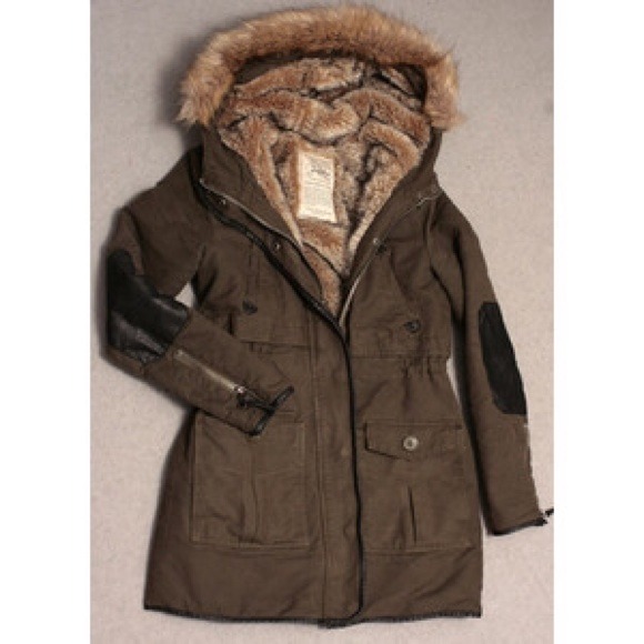 zara fur lined parka