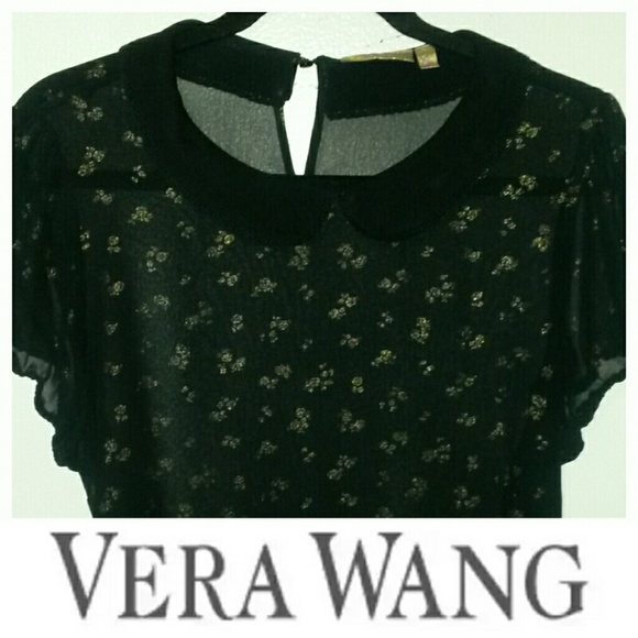 Vera Wang Sheer Top