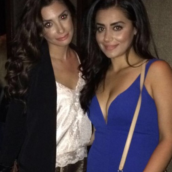 Dresses & Skirts - Royal blue low v chest dress