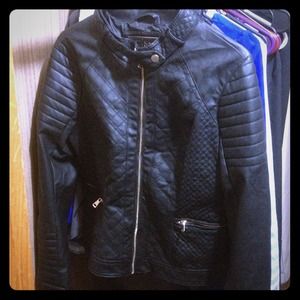 Faux Leather Jacket