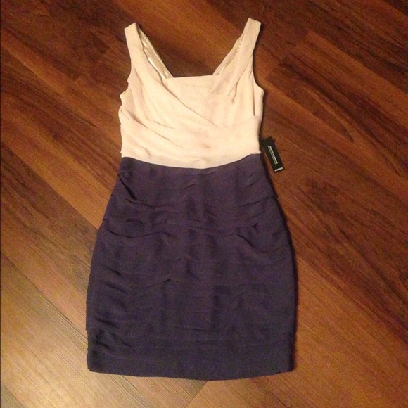 EXPRESS Color block dress