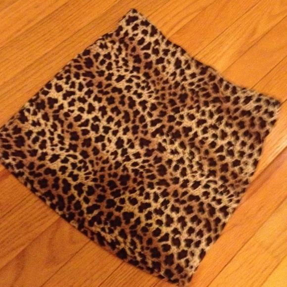 Cheetah Print Skirt