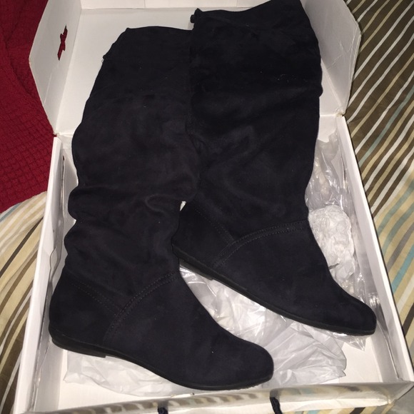 Nine West suede knee high boots