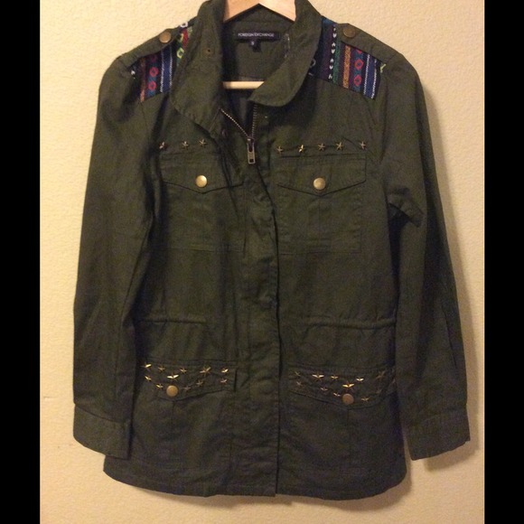 Stylish Foreign Exchange military jacket