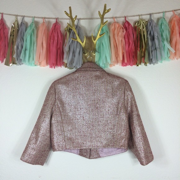 Carmen Marc Valvo Collection Cropped Jacket - Picture 2 of 4