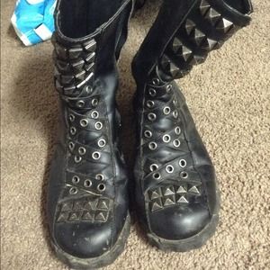 Tripp Nyc studded boots.