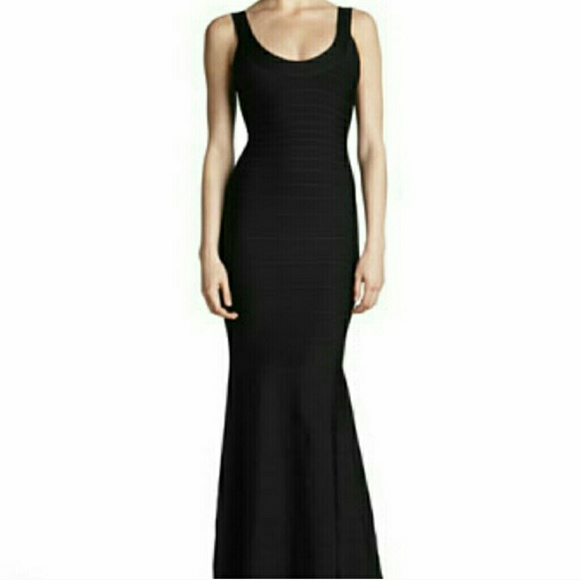 Black mermaid gown