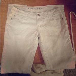 Celebrity Pink White Skinny Jeans