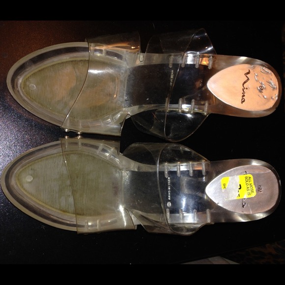 nina clear shoes