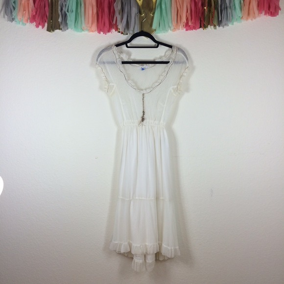 HP❤️ Italian Designer White Long Dress