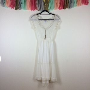 HP❤️ Italian Designer White Long Dress