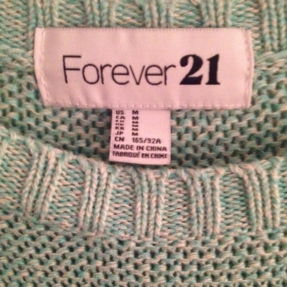 Turquoise Colorblock Sweater! - Picture 2 of 2