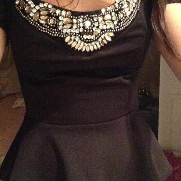 beautiful studded peplum