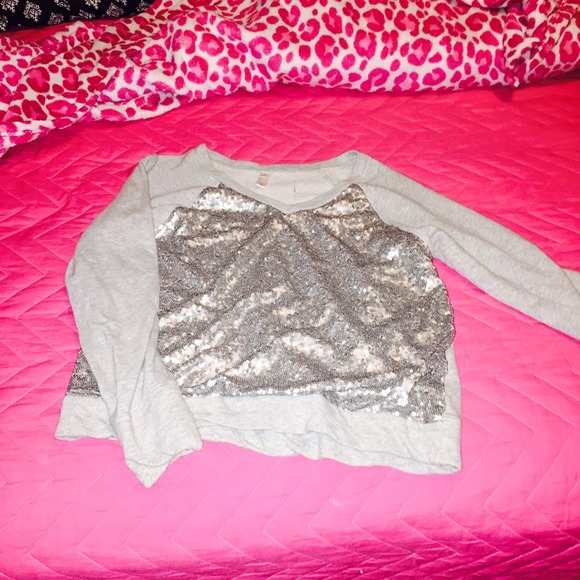 Sparkly sweater.