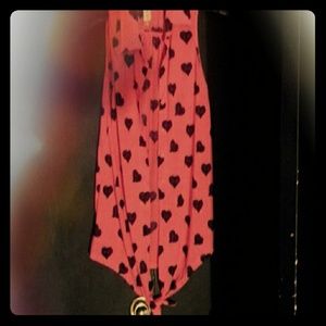 Pink an black no sleev