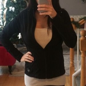 Black workout jacket