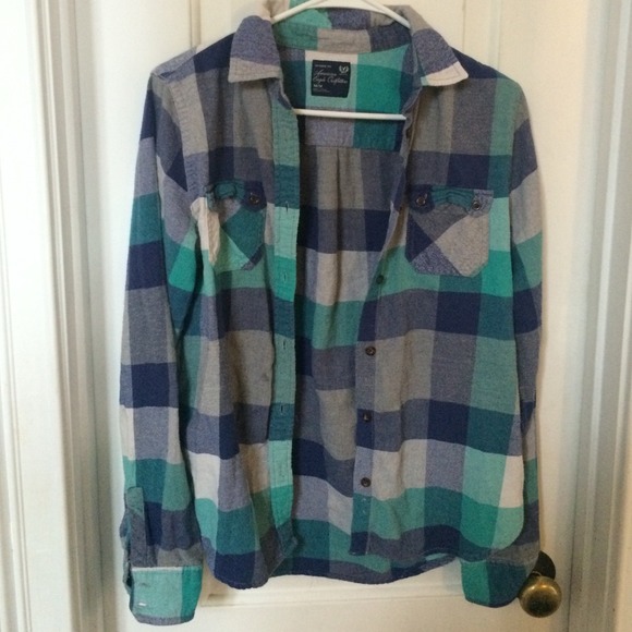 Plaid button down!