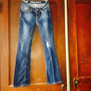 Missing supply co. Boot cut coupe semi-evadee